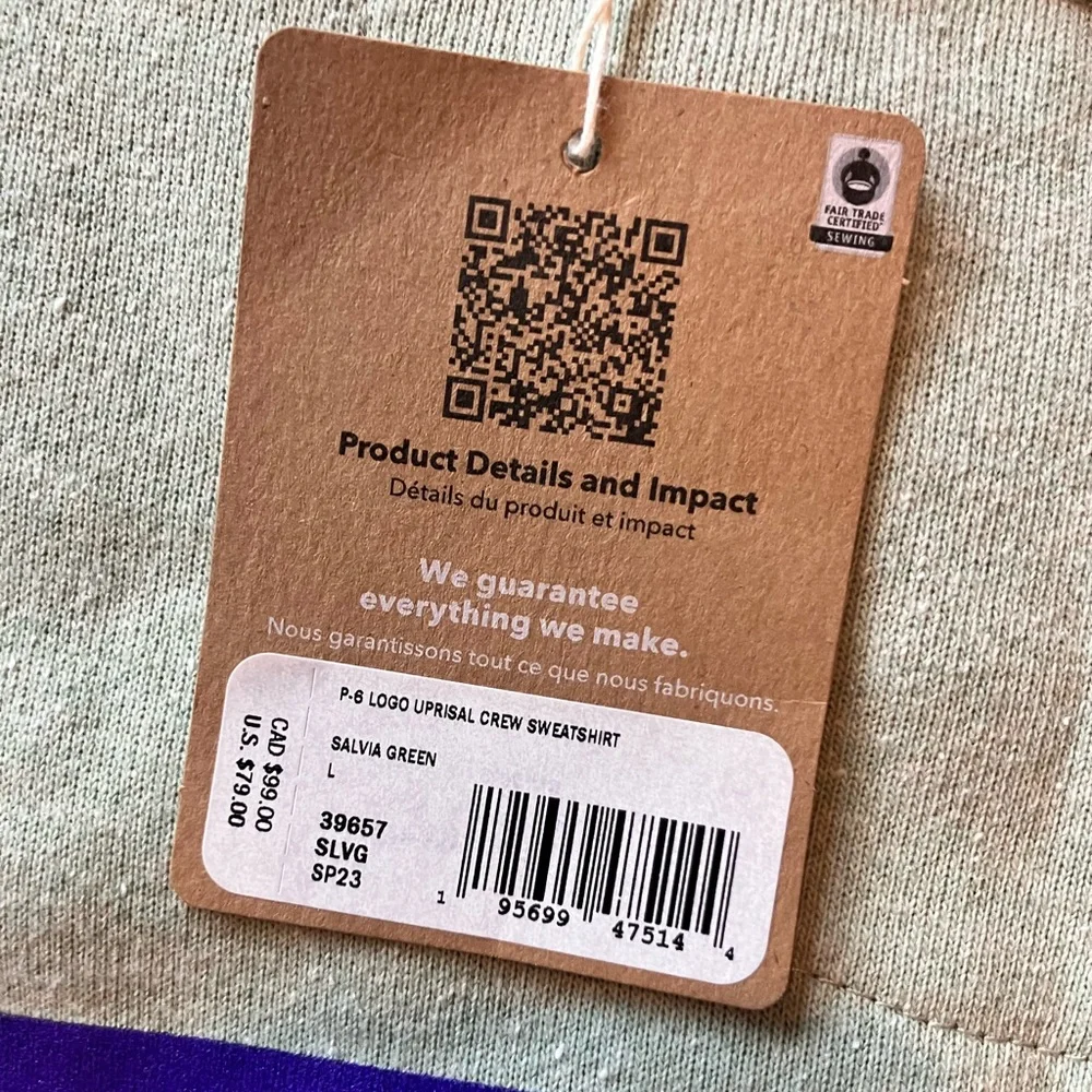 Patagonia Logo Uprisal Crewneck Sweatshirt - Picture 4 of 5